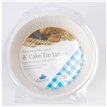 50PK 8in SILICONISED GREASEPROOF TIN LINER