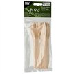 10PK WOODEN FORKS