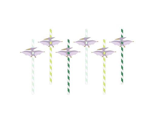 6PC PTERODACTYL STRAWS