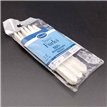 12PK WHITE BAGASSE FORKS