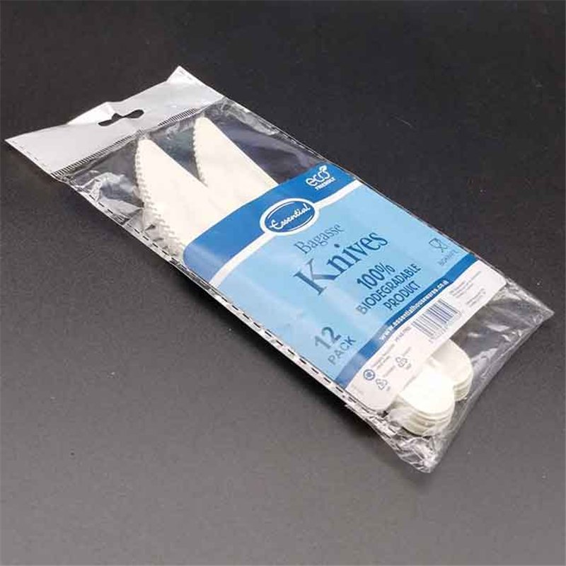 12PK WHITE BAGASSE KNIVES
