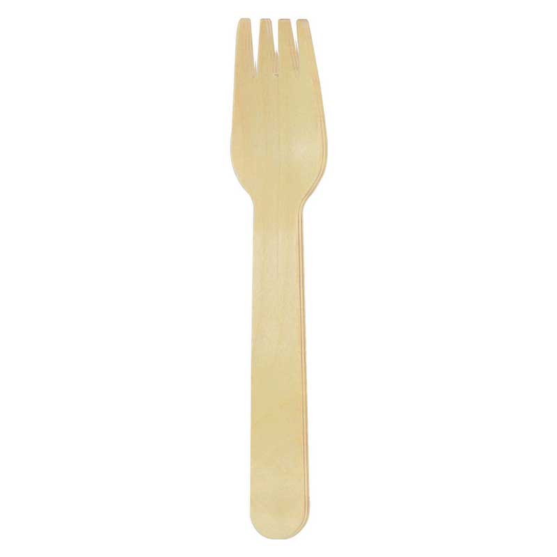8PK WOODEN FORKS