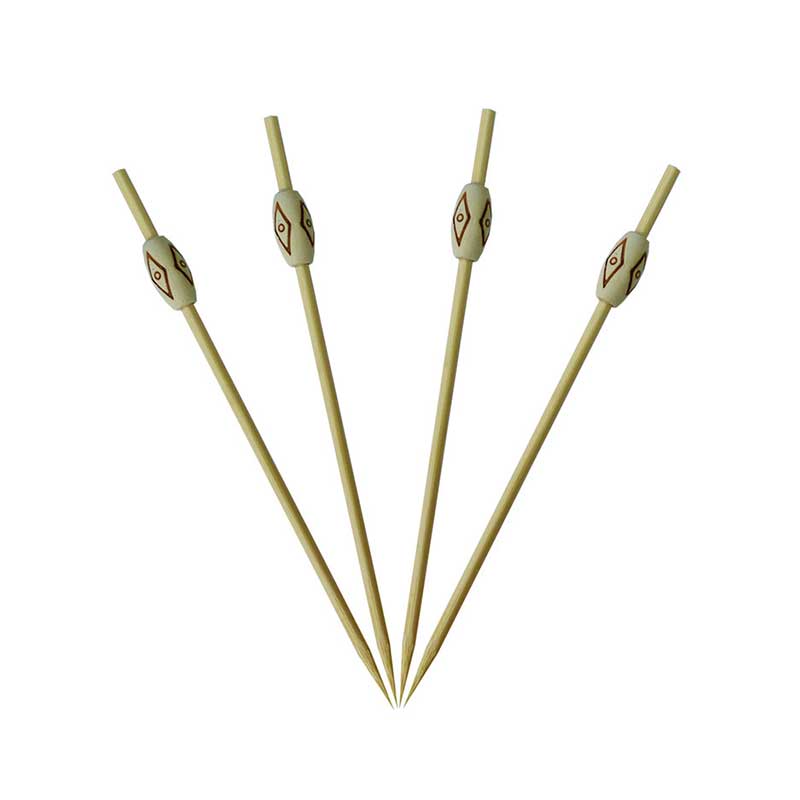 24PK PYROGRAPHY DECORATED TOOTHPICKS