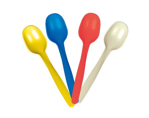 8PK REUSABLE MULTICOLOR SPOONS