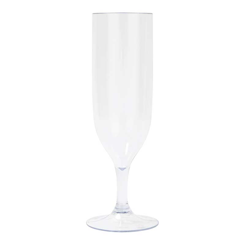 2PK REUSABLE SEMI-TRANPARENT CHAMPAGNE GLASSES