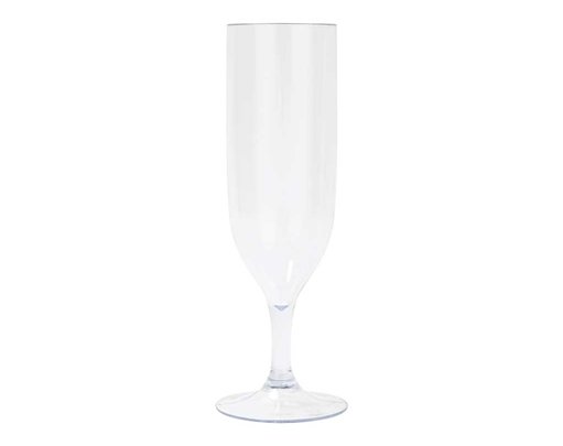 2PK REUSABLE SEMI-TRANPARENT CHAMPAGNE GLASSES
