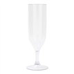 2PK REUSABLE SEMI-TRANPARENT CHAMPAGNE GLASSES