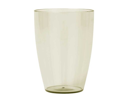 2PK BEIGE REUSABLE SEMI-TRANPARENT TUMBLERS