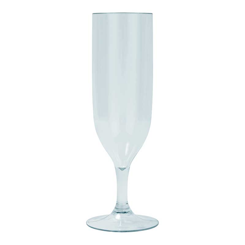2PK LIGHT BLUE REUSABLE SEMI-TRANPARENT CHAMPAGNE GLASSES