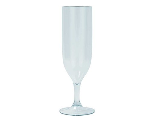 2PK LIGHT BLUE REUSABLE SEMI-TRANPARENT CHAMPAGNE GLASSES