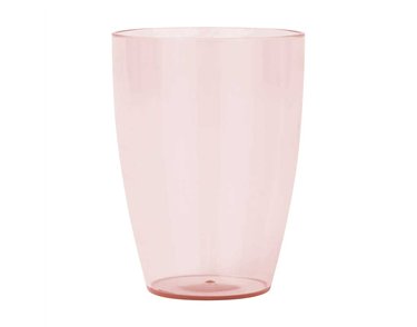 2PK ROSE GOLD REUSABLE SEMI-TRANPARENT TUMBLERS
