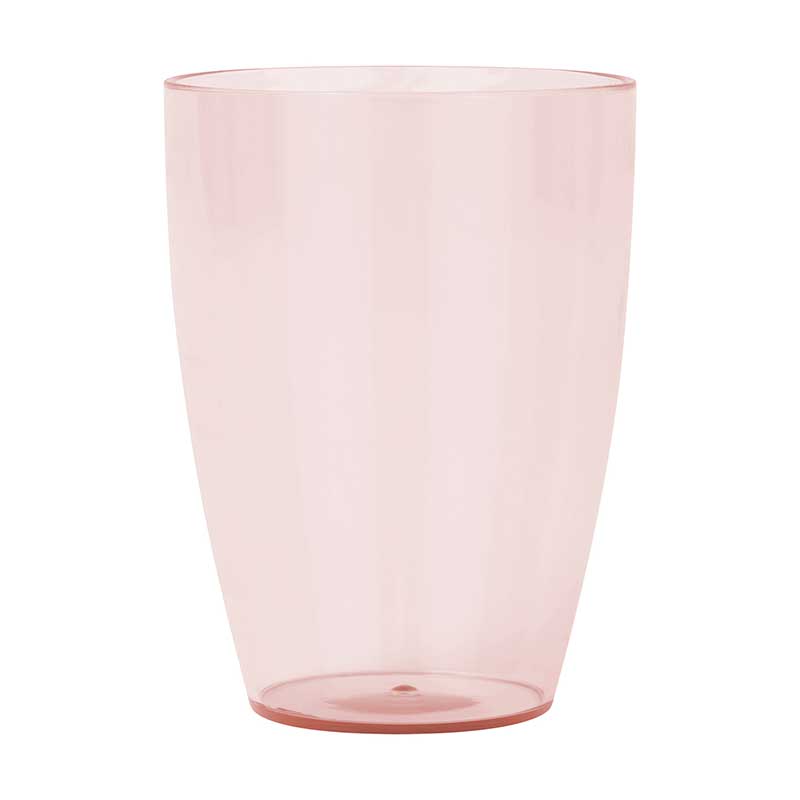 2PK ROSE GOLD REUSABLE SEMI-TRANPARENT TUMBLERS