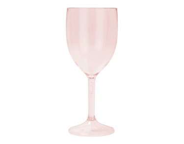 2PK ROSE GOLD REUSABLE SEMI-TRANPARENT WINE GLASSES