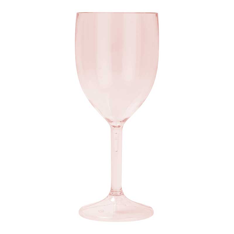 2PK ROSE GOLD REUSABLE SEMI-TRANPARENT WINE GLASSES