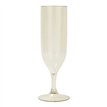 2PK BEIGE REUSABLE SEMI-TRANPARENT CHAMPAGNE GLASSES