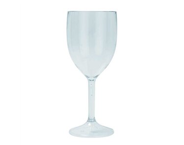 2PK LIGHT BLUE REUSABLE SEMI-TRANPARENT WINE GLASSES