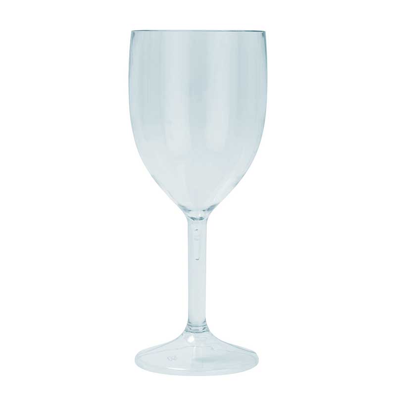2PK LIGHT BLUE REUSABLE SEMI-TRANPARENT WINE GLASSES
