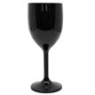 2PK BLACK REUSABLE WINE GLASSES