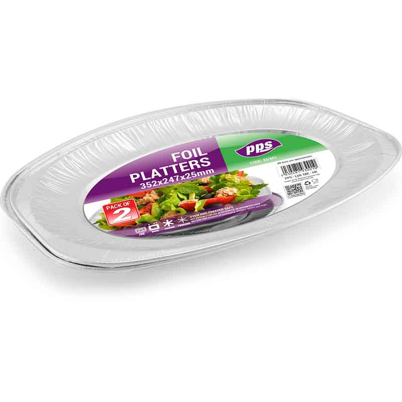 2PK 352x247 FOIL PLATTERS