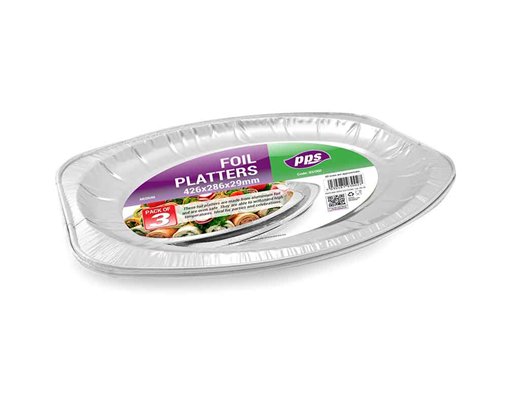 3PK 426x286 MEDIUM FOIL PLATTERS