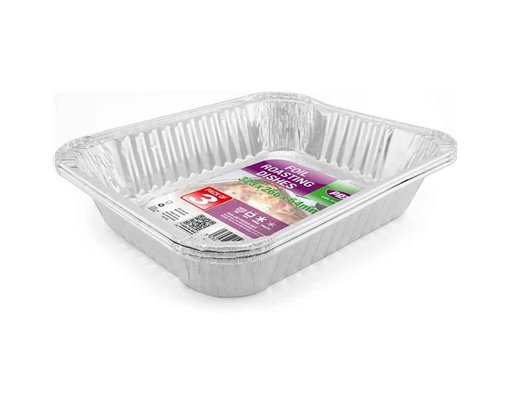 3PK FOIL ROASTING DISHES