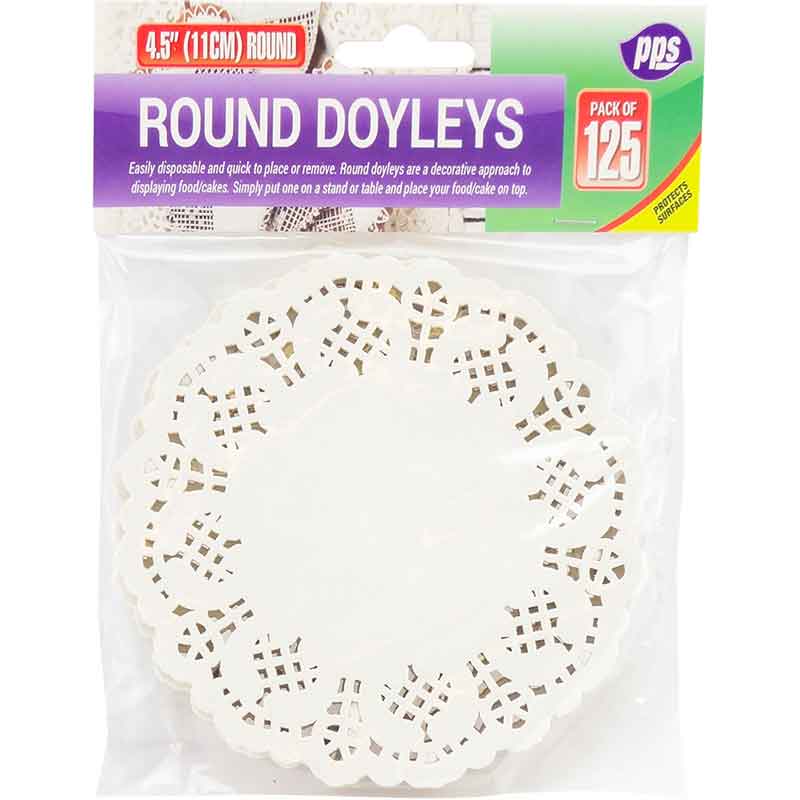 125PC 11.5cm ROUND PAPER DOYLEYS
