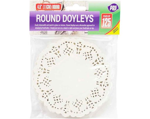125PC 11.5cm ROUND PAPER DOYLEYS