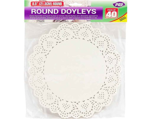 40PC 21cm ROUND PAPER DOYLEYS