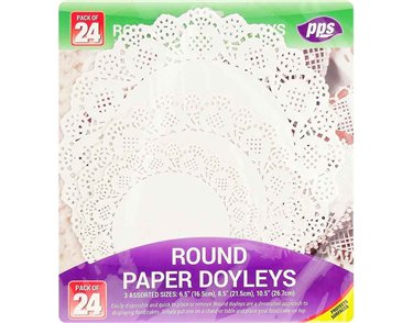 24PC ASSORTED ROUND DOYLEYS