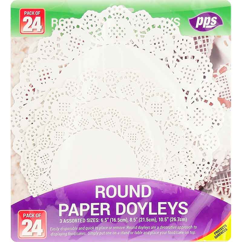24PC ASSORTED ROUND DOYLEYS