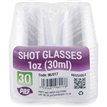30PK 1oz PLASTIC SHOT GLASSES
