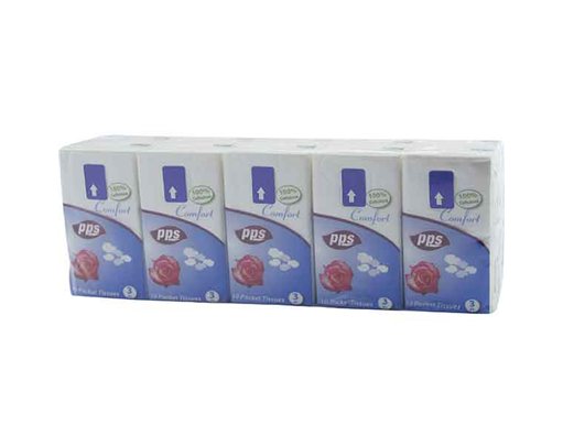10PK 3PLY POCKET TISSUES
