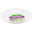 2PK 27cm WHITE PLASTIC SERVING BOWLS