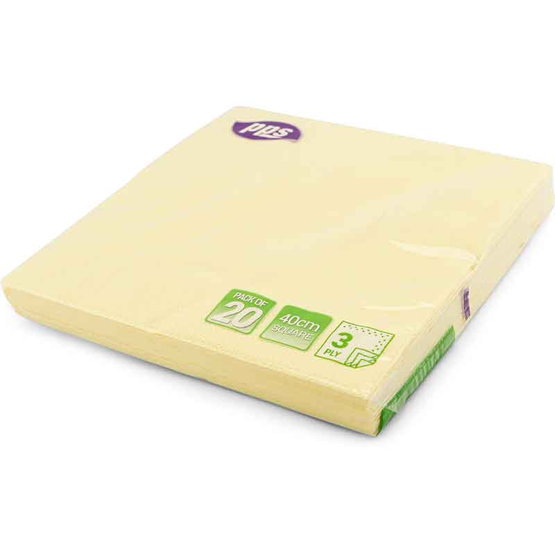 40cm 3PLY CHAMPAGNE NAPKINS