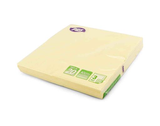 40cm 3PLY CHAMPAGNE NAPKINS