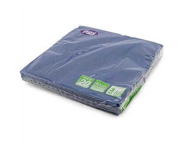 40cm 3PLY DARK BLUE NAPKINS