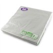 40cm 3PLY SILVER NAPKINS
