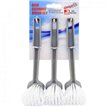 3PK PLASTIC DISH BRUSHES