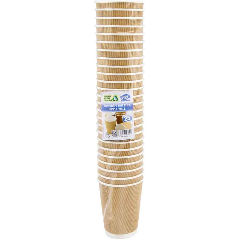 25PK 12oz RIPPLE DRINK CUPS