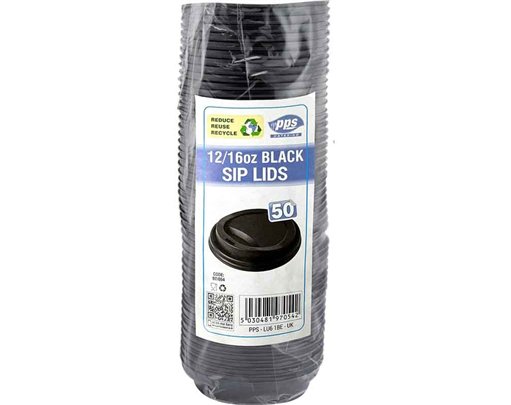 12oz BLACK DRINK CUP LIDS