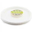 10PK 26cm WHITE BAGASSE PLATES