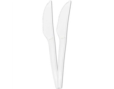 10PK REUSABLE WHITE KNIVES
