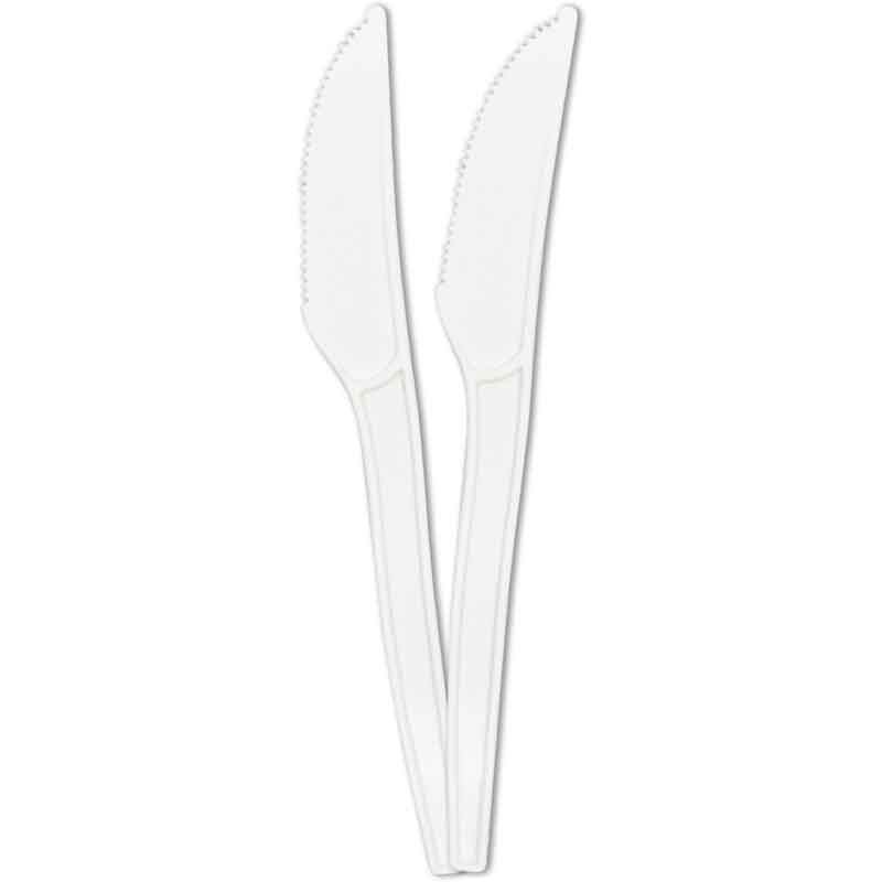 10PK REUSABLE WHITE KNIVES
