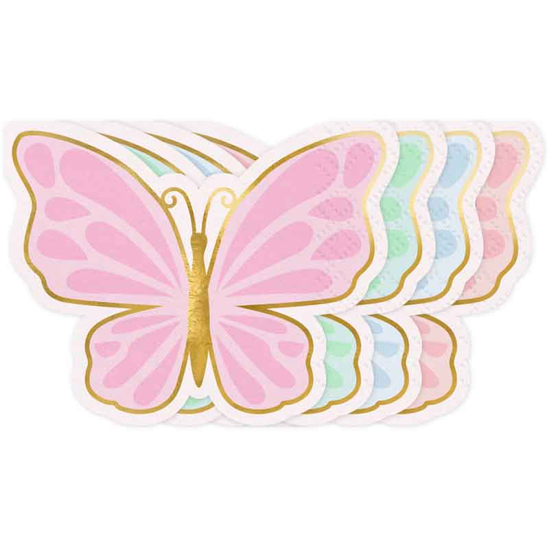SHAPED BUTTERFLY NAPKINS
