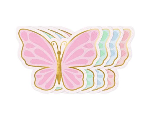 SHAPED BUTTERFLY NAPKINS