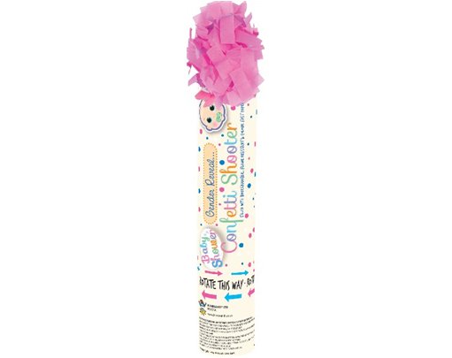 20CM ITS A GIRL CONFETTI SHOOTER  24S