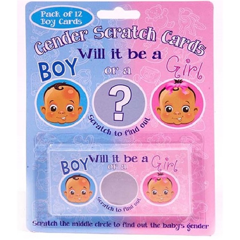 SCRATCHCARD BOY GENDER REVEAL GAME