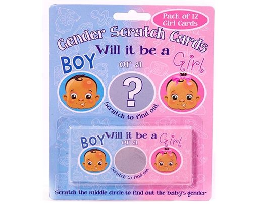SCRATCHCARD GIRL GENDER REVAL GAME