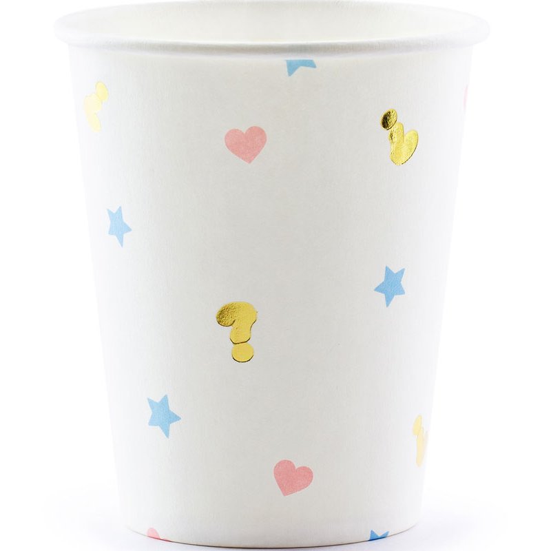 6PK 200ml BOY OR GIRL CUPS