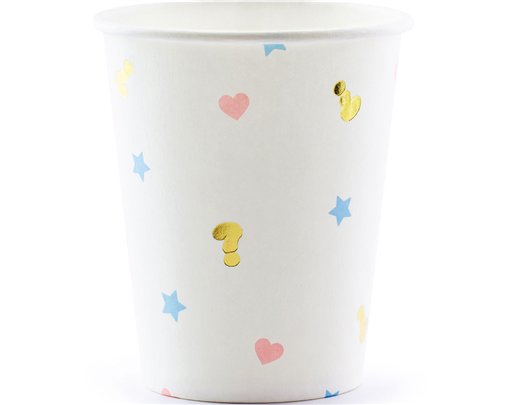 6PK 200ml BOY OR GIRL CUPS